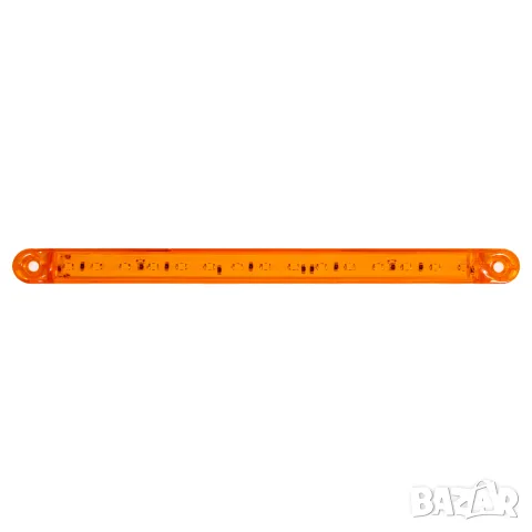 LED габарит 15 LED 240 mm 12-24V червен за страничен монтаж, снимка 2 - Аксесоари и консумативи - 55868838