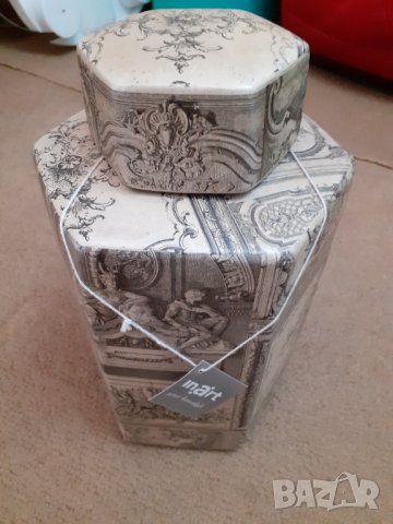 Гръцка Керамична ваза - урна с капак , снимка 1 - Декорация за дома - 38096963