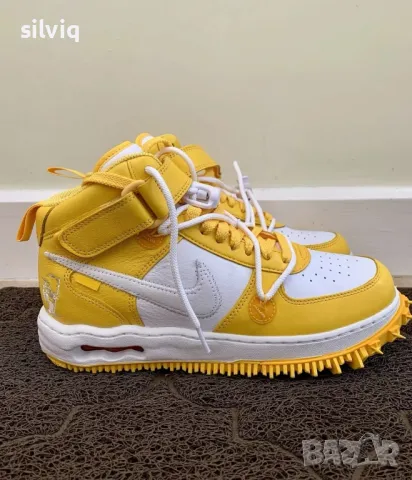 Nike Air Force 1 Mid x Off-White , снимка 5 - Маратонки - 47379109