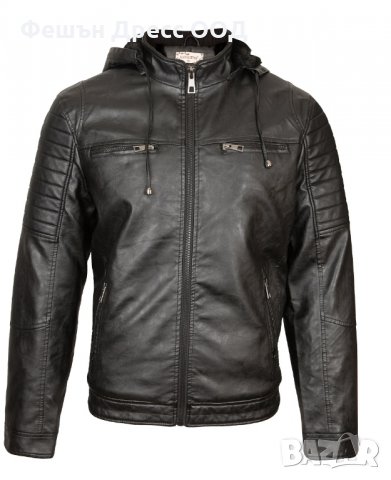 Мъжко зимно кожено яке – P3252