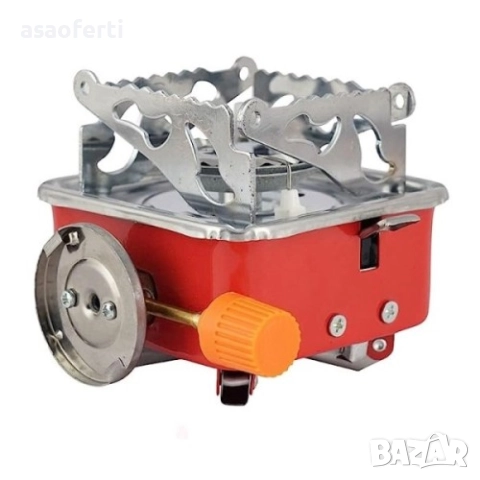 🔥 Къмпинг Котлон KOVAB K-202 (2800W) – Сгъваем, Газова Карта Тип и Чанта за Носене, снимка 2 - Газови котлони - 52791813