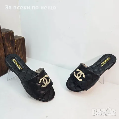 Chanel Дамски Чехли Шанел - Различни Цветове Код SEM-570, снимка 4 - Чехли - 55875751