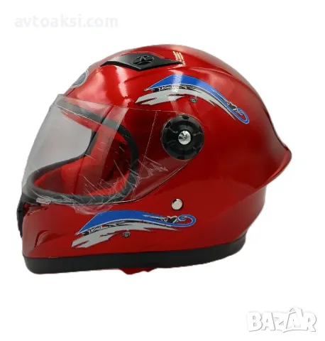 Детска каска Мотор/Мотопед/Вело/Скутер/Атв три цвята, снимка 2 - Аксесоари и консумативи - 49602258