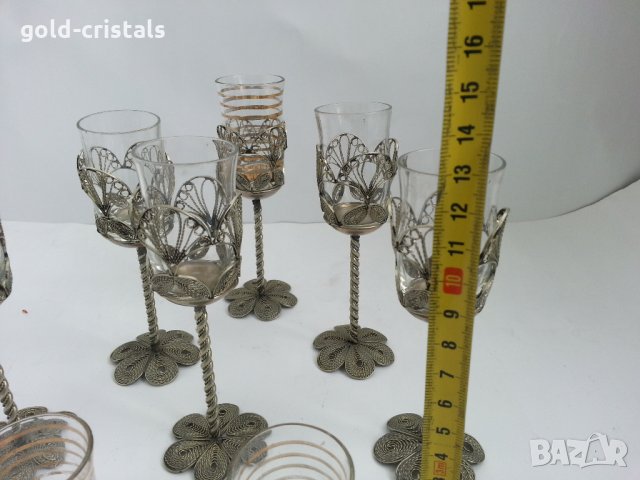 Чашки филигран  , снимка 4 - Антикварни и старинни предмети - 27240336