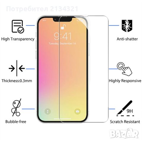 Стъклен протектор за iPhone 12pro