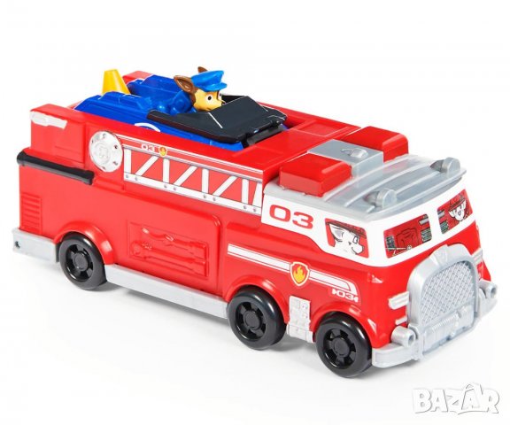 Пес Патрул - Пожарна кола, снимка 3 - Коли, камиони, мотори, писти - 39059559