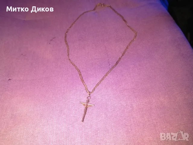 Сребърно кръстче разпъването на Христос проба 925, снимка 3 - Колиета, медальони, синджири - 49348810