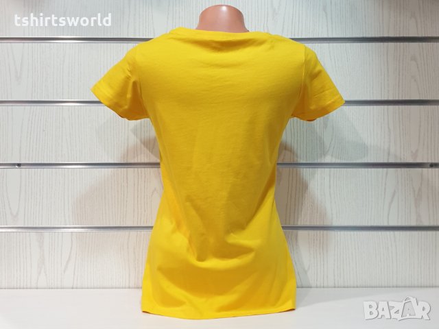 Нова дамска тениска с дигитален печат Спондж боб, снимка 9 - Тениски - 32034831