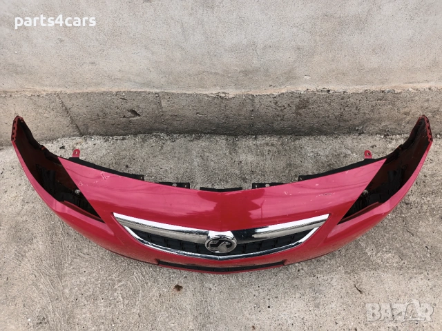 предна броня с маска решетка и халогени за опел астра ж 09 - 13 OPEL ASTRA J, снимка 4 - Части - 53587711