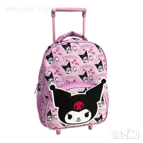 Ученическа раница в лилаво с 3D дизайн Kuromi, Различни видове, снимка 5 - Раници - 51621216