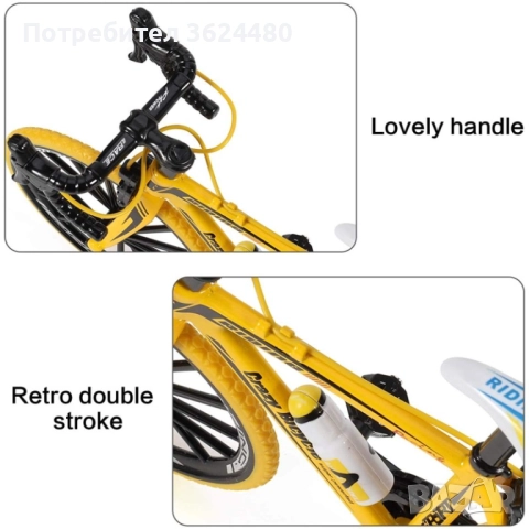 Метален Макет на Велосипед 1:10 4748, снимка 5 - Колекции - 52542212