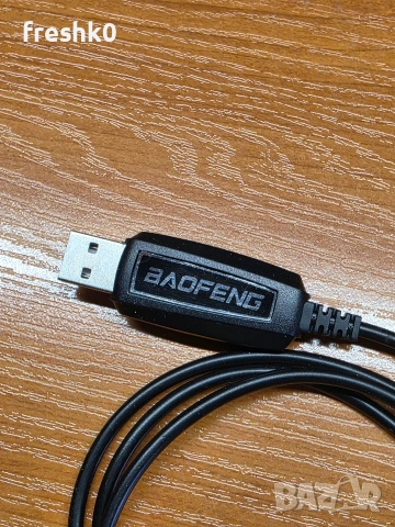 Кабел за програмиране на Baofeng радиостанция с диск , снимка 2 - Друга електроника - 54364956