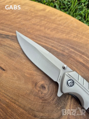 Сгъваем джобен нож с дървена дръжка СМ133, снимка 5 - Ножове - 51406529