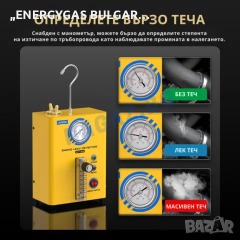 Машина за пушек / Машина за откриване на утечки с пушек | Димен тестер, снимка 8 - Аксесоари и консумативи - 50305958