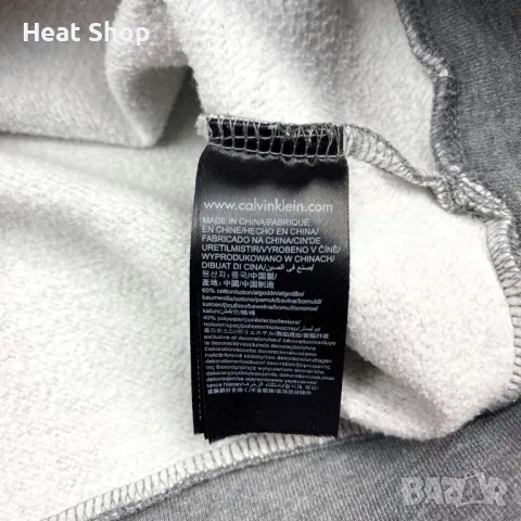 Дамска блуза Calvin Klein Jeans Flocked Logo Sweatshirt, снимка 4 - Блузи с дълъг ръкав и пуловери - 48571889