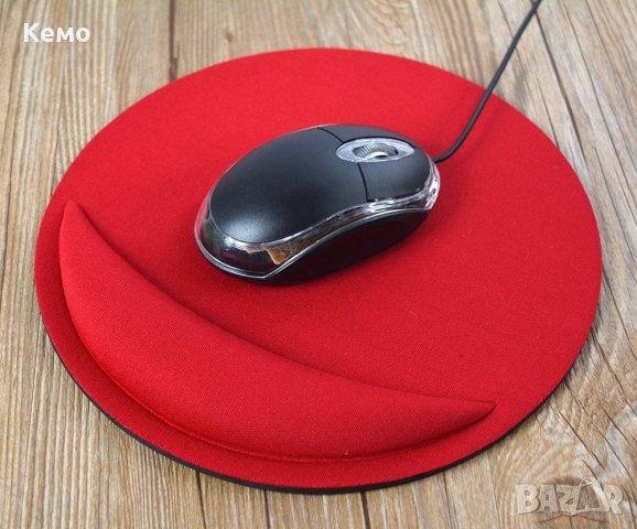 Подложка за мишка с мека поставка за китка