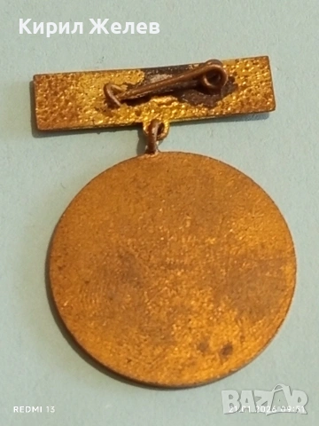 Значка награда от соца СКОРОСТНИК ЦВЕТНА МЕТАЛУРГИЯ за КОЛЕКЦИЯ 51676, снимка 6 - Колекции - 53171944