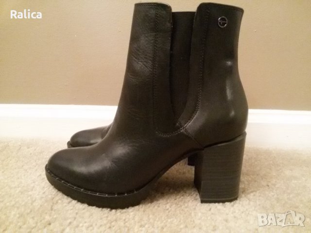 Tamaris боти естествена кожа, снимка 2 - Дамски боти - 29494697