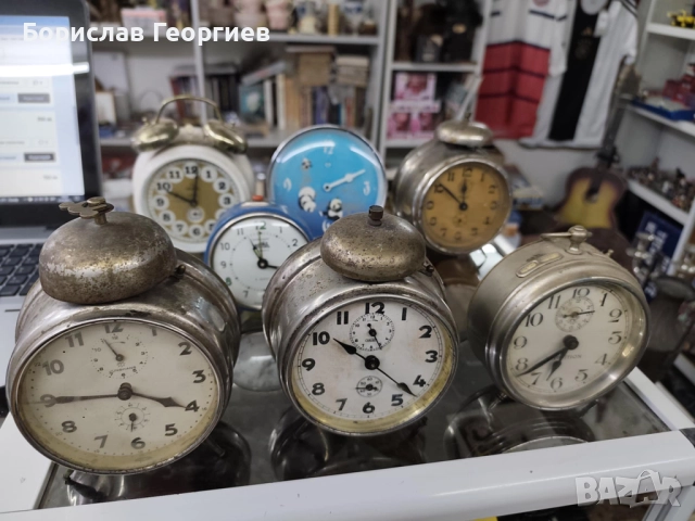 Лот Стар механичен часовник будилник Junghans kienzle haller 8 броя