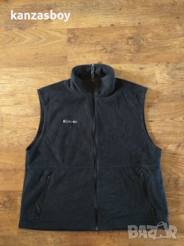 Columbia Men's Full Zip - страхотен поларен елек ХЛ, снимка 4 - Спортни дрехи, екипи - 42450282