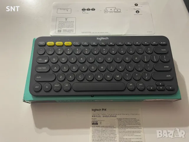 Bluetooth безжична клавиатура LOGITECH K380, снимка 8 - Клавиатури и мишки - 49507761
