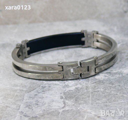 Стоманена гривна BRT354, снимка 3 - Гривни - 29123299