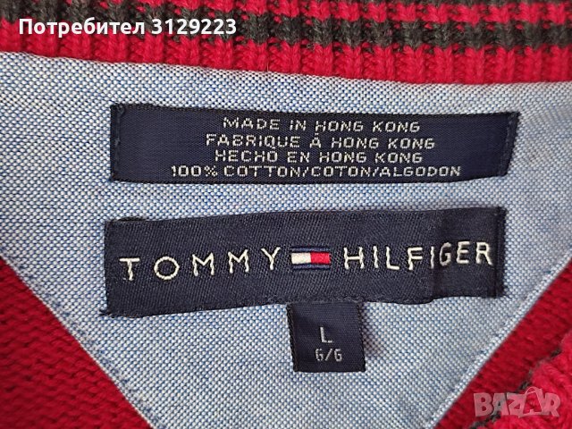 Tommy Hilfiger sweater L, снимка 3 - Пуловери - 39540975