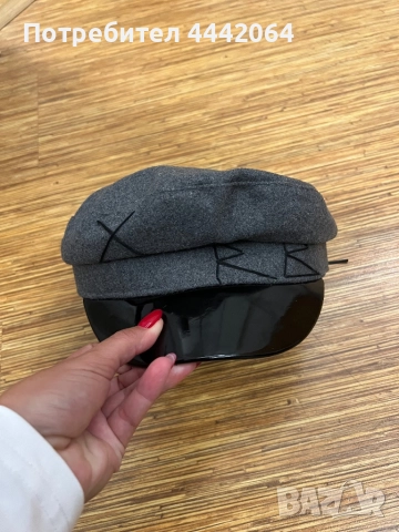 Шапка в сив цвят R.B, снимка 2 - Шапки - 51781009