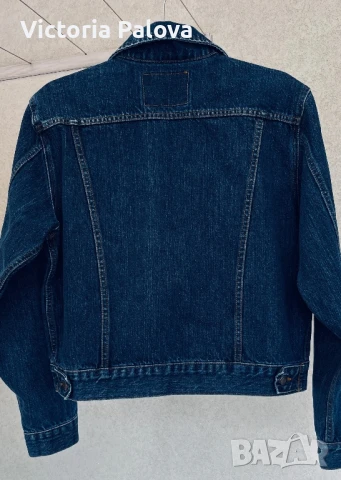 Тъмносиньо късо  дънково яке EXPLORER, снимка 11 - Якета - 50444680