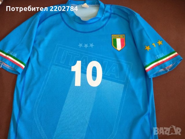 Четири футболни тениски Италия,Totti,Materazzi,Italia, снимка 7 - Фен артикули - 32198873