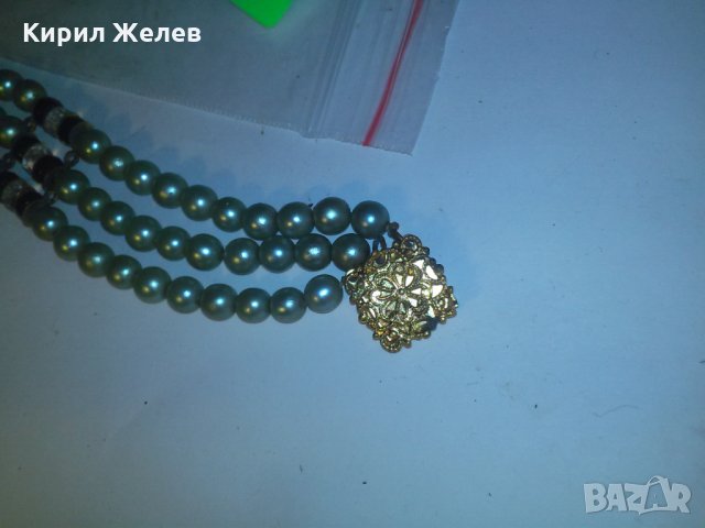 ПЕРЛЕНА СТАРА ГРИВНА ФИЛИГРАН ПОЗЛАТА ЦИРКОН 4003, снимка 2 - Гривни - 29754613