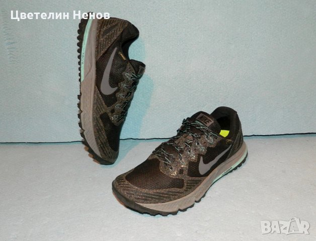 Водоустойчеви маратонки Nike Air Zoom Wildhorse 3 GTX  gore-tex номер 40-40,5 , снимка 3 - Маратонки - 30508866