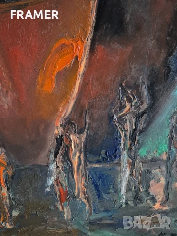 Енчо Пиронков - Червената лодка, снимка 6 - Картини - 50875931