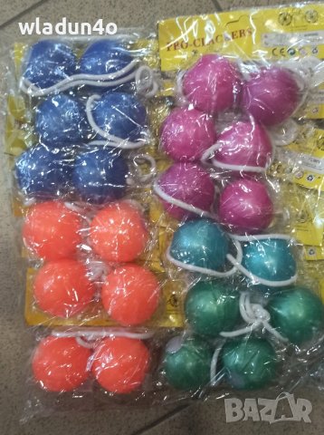 Забавна игра от детството Clackers/TWIRLERZ GLITT-10лв, снимка 5 - Други игри - 40115493