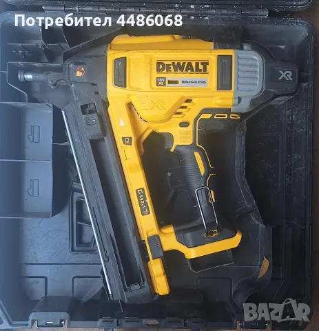 такер за бетон, пушка за бирони dewalt dcn 890n