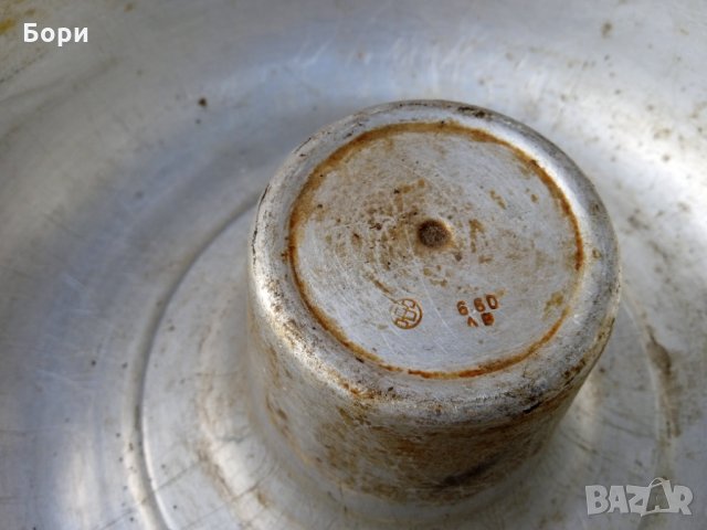 Стара българска тава форма за кекс БДС, снимка 6 - Съдове за готвене - 35483752