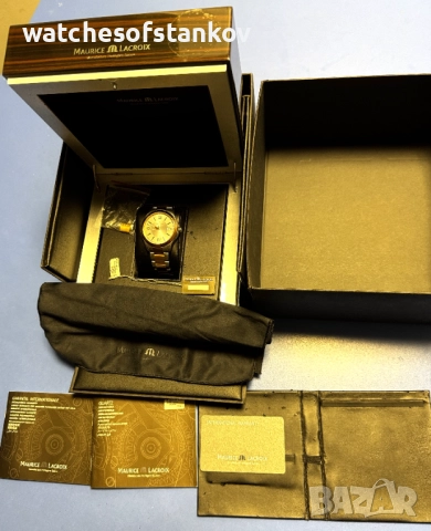"Maurice Lacroix" Miros MI1018-PVP13130 Date Men's Quartz Watch, снимка 13 - Мъжки - 51663022