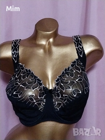  Prima Donna 95 E Черен сутиен с богата бродерия , снимка 5 - Бельо - 52461765