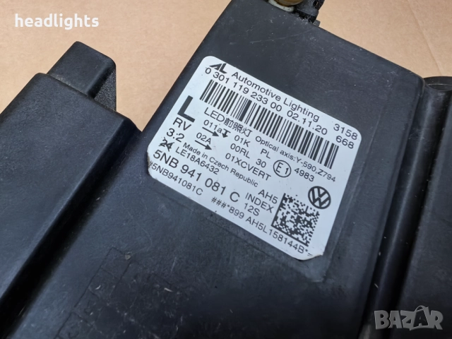 Фар за VW Tiguan Full LED IQ Light / Фарове ВФ Тигуан Фул ЛЕД, снимка 4 - Части - 52943015