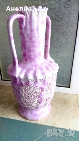 Керамична немска ваза за пода, снимка 2 - Вази - 51001586
