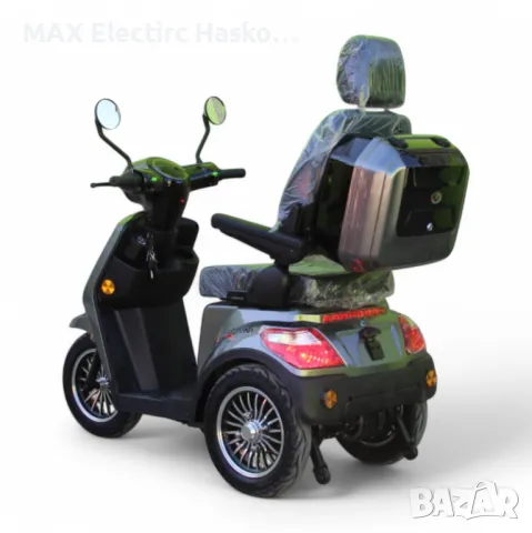 Електрическа триколка Maxmotors FM2 PRO 1800W/60V/25Ah Gray, снимка 4 - Мотоциклети и мототехника - 49434110