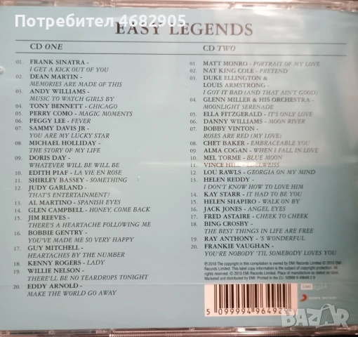 Easy legends, снимка 2 - CD дискове - 53068089