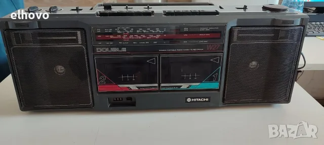 Радиокасетофон Hitachi TRK-W27E, снимка 7 - Радиокасетофони, транзистори - 56068496
