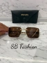 Prada кафяви очила с лого, снимка 3