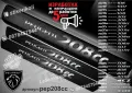 ПРАГОВЕ карбон PEUGEOT 107 фолио стикери pep107a, снимка 10