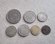Монети. Швейцария. 2 ,1 , 1/2  франка  и 1 , 5 , 10, 20  рапена. 7 бройки. 