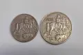 Лот 5 и 10 лева 1930 година България , снимка 4