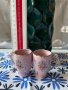 Чашки за кафе ,Розов порцелан Чехия, снимка 7
