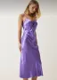 Лилава дамска рокля , снимка 5