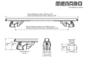 Напречни греди MENABO 947 ШЪРМАН XL 135см – 05056 Шърман XL, снимка 2